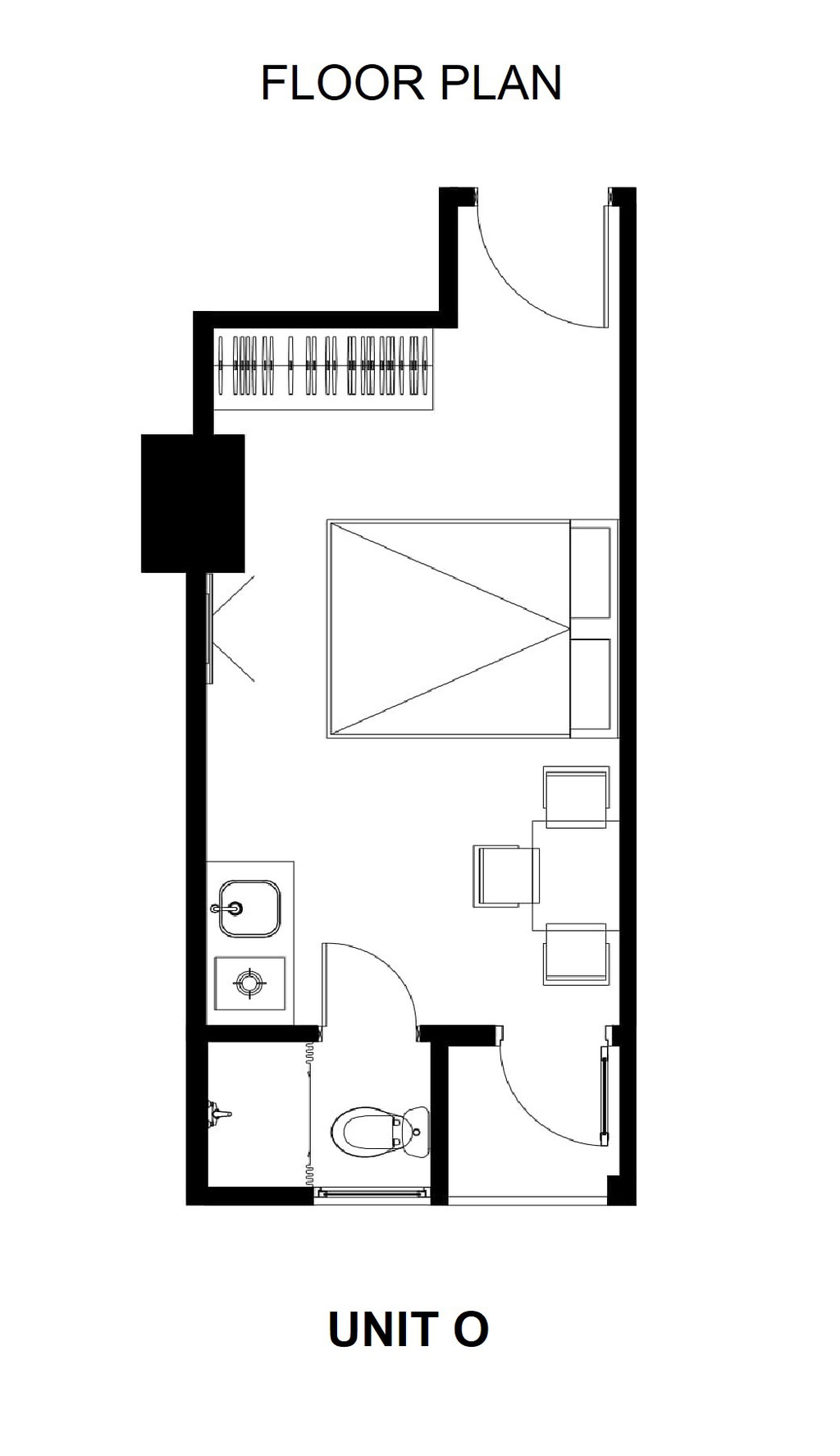 foto denah rumah tipe Tower B - O perumahan Meikarta