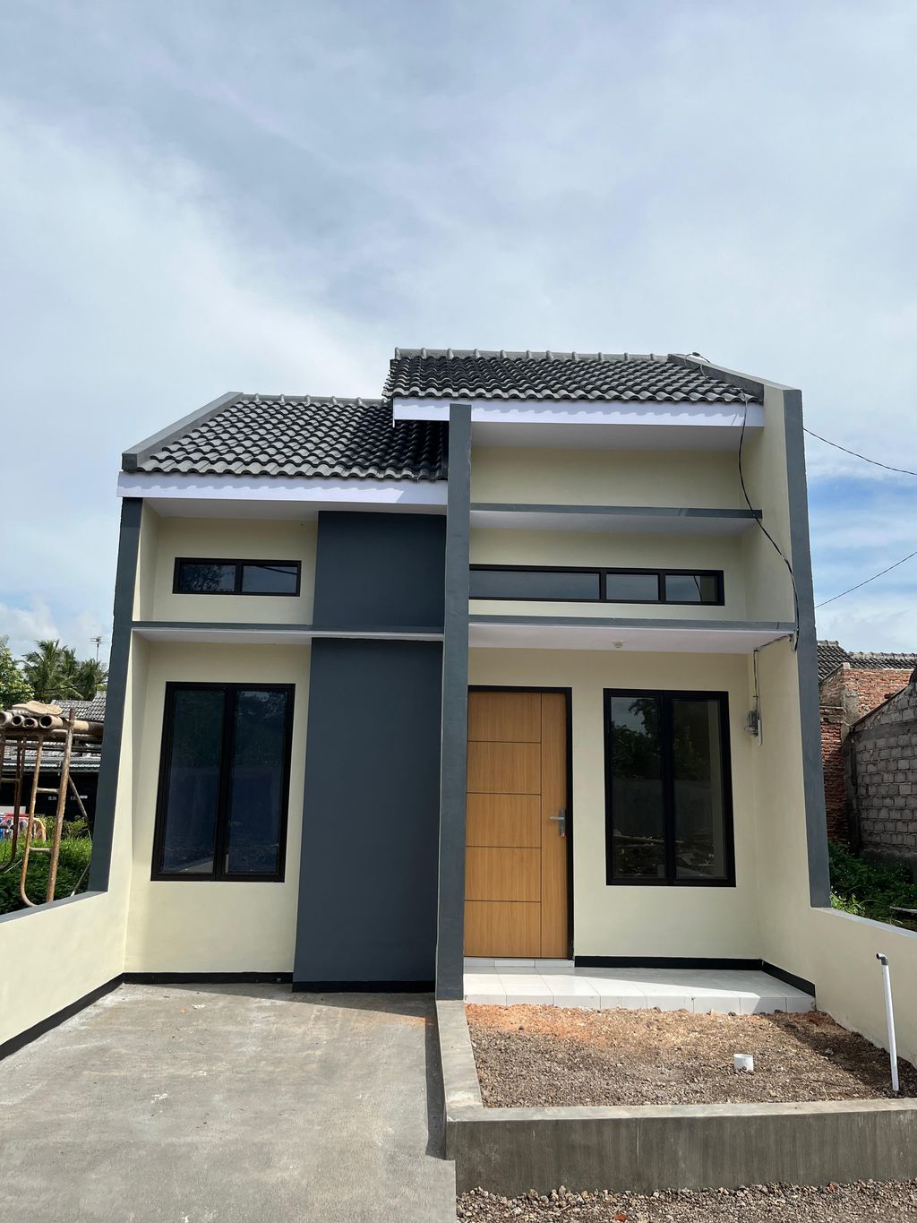 foto tampak rumah tipe 30 NEW perumahan Kelapa Gading Regency