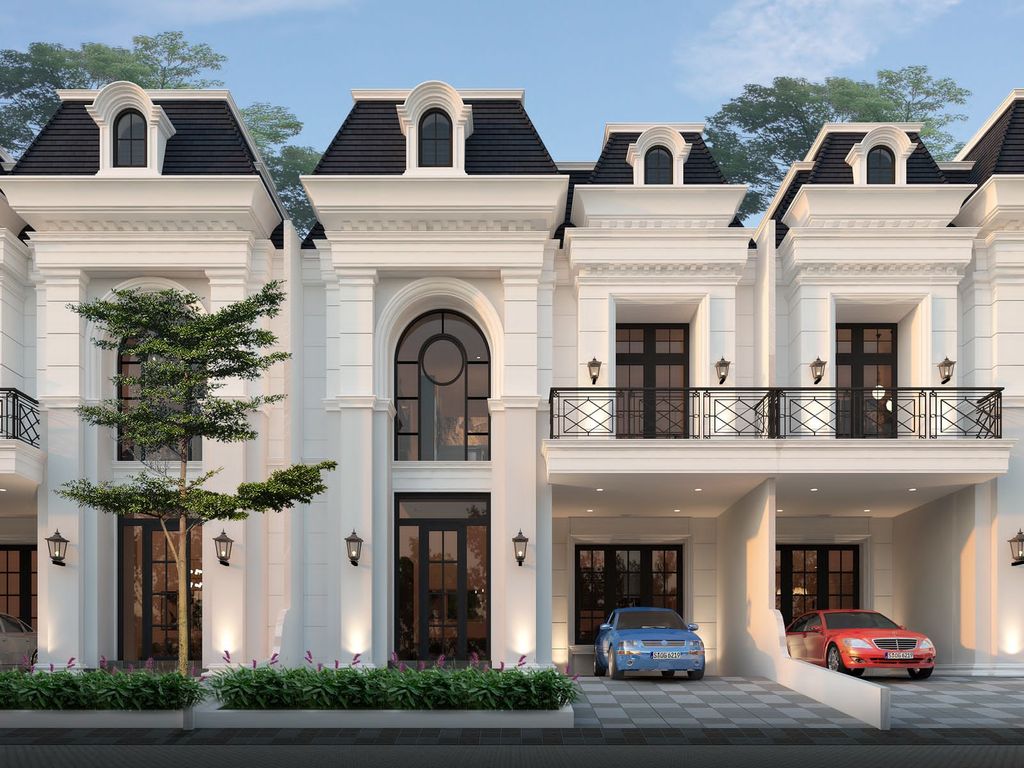 foto tampak rumah tipe Rumah 8C 8 x 18 m perumahan EMERALD RESIDENCE