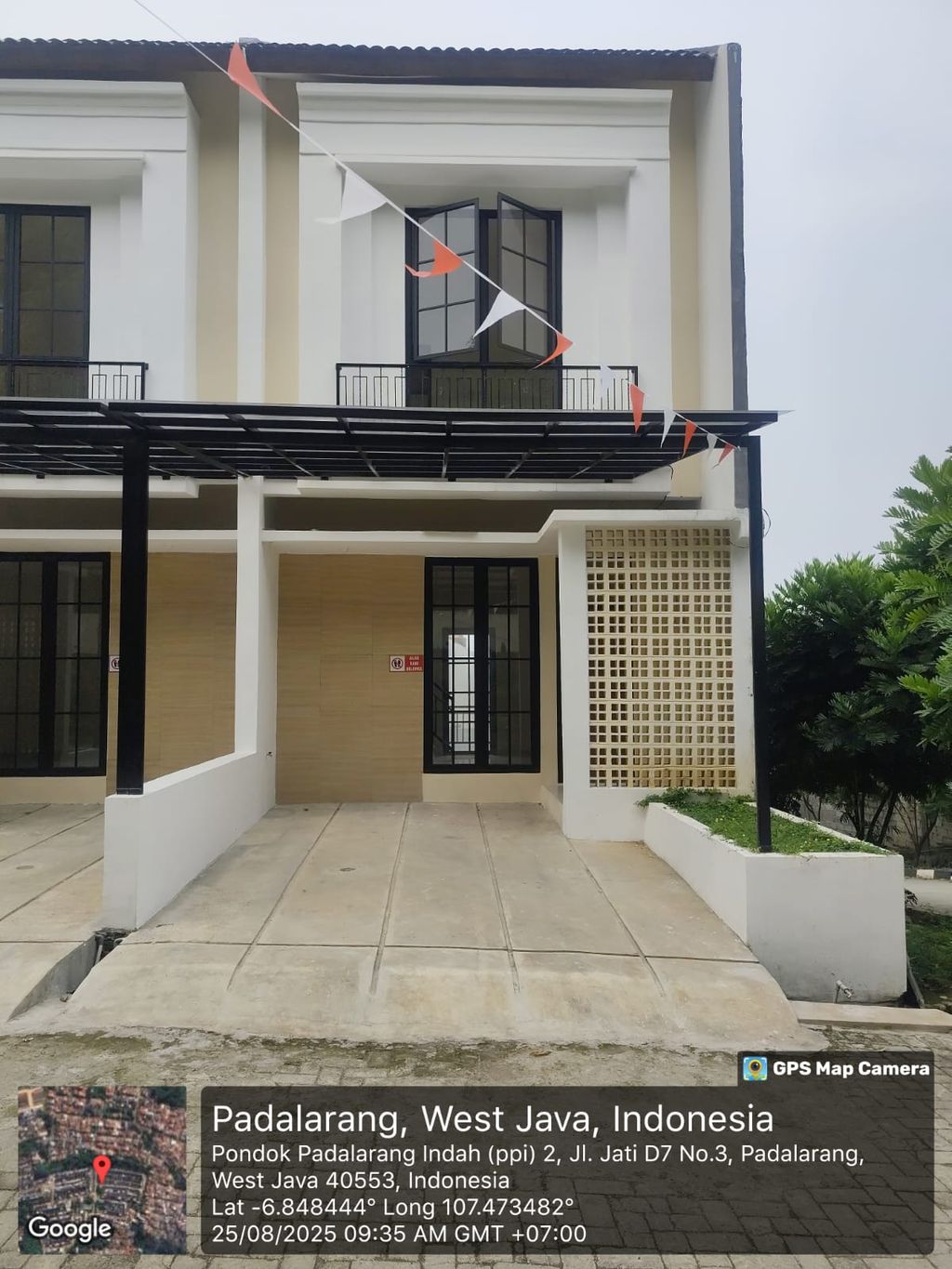 foto tampak rumah tipe 54 Compact Classic CL (503) perumahan G-Land Padalarang Residence 3