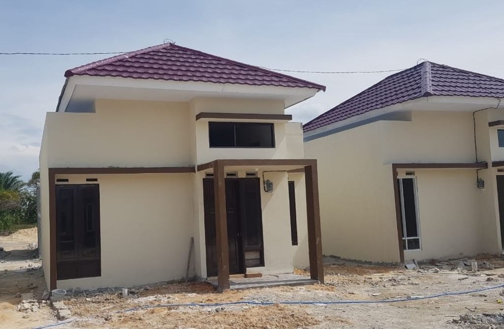 foto tampak rumah tipe 182 perumahan NANGA BULIK RESIDENCE