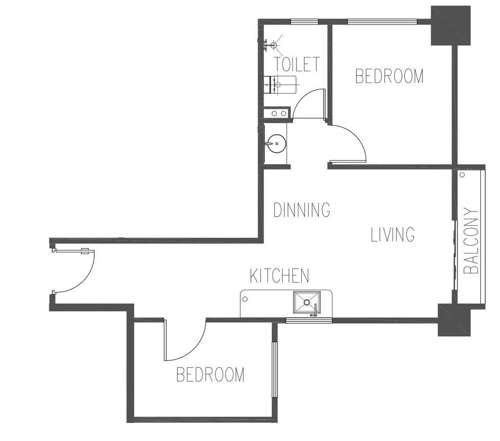 foto denah rumah tipe Tower B - I perumahan Meikarta