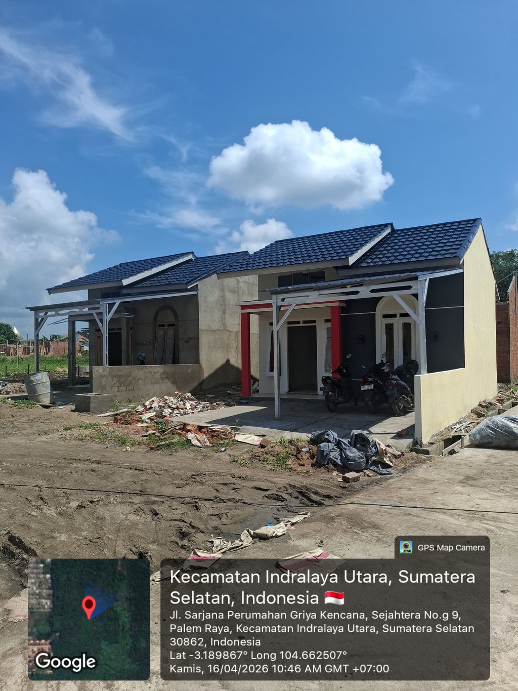 foto posisi tengah perumahan Griya Kencana Sejahtera 2