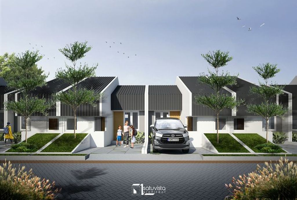 foto tampak rumah tipe 30 perumahan Adara Park 2