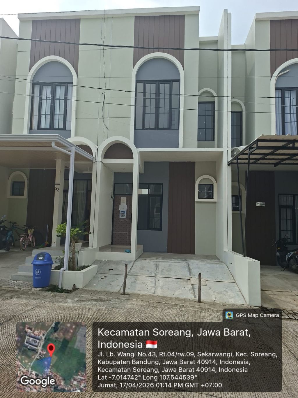 foto tampak rumah tipe 50 Compact 3 Kamar HC (535) perumahan Seroja Home Residence 4