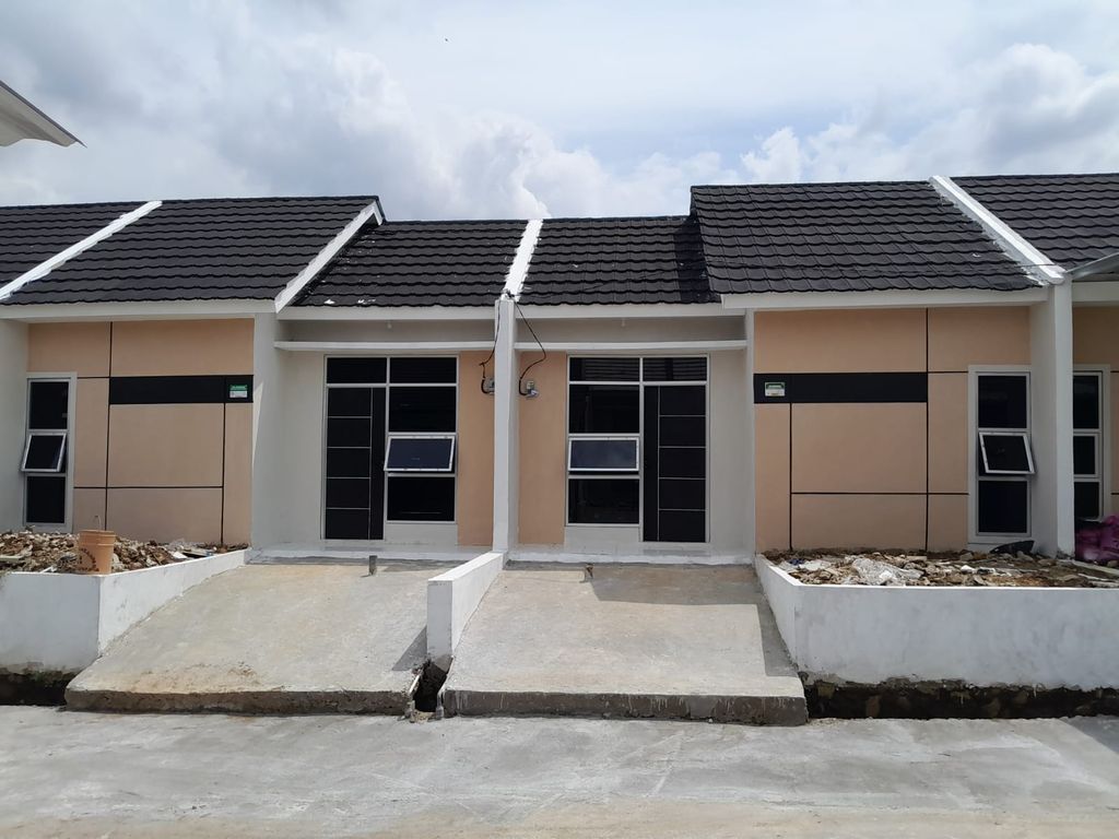 foto tampak rumah tipe 36/66 perumahan ASIK RESIDENCE