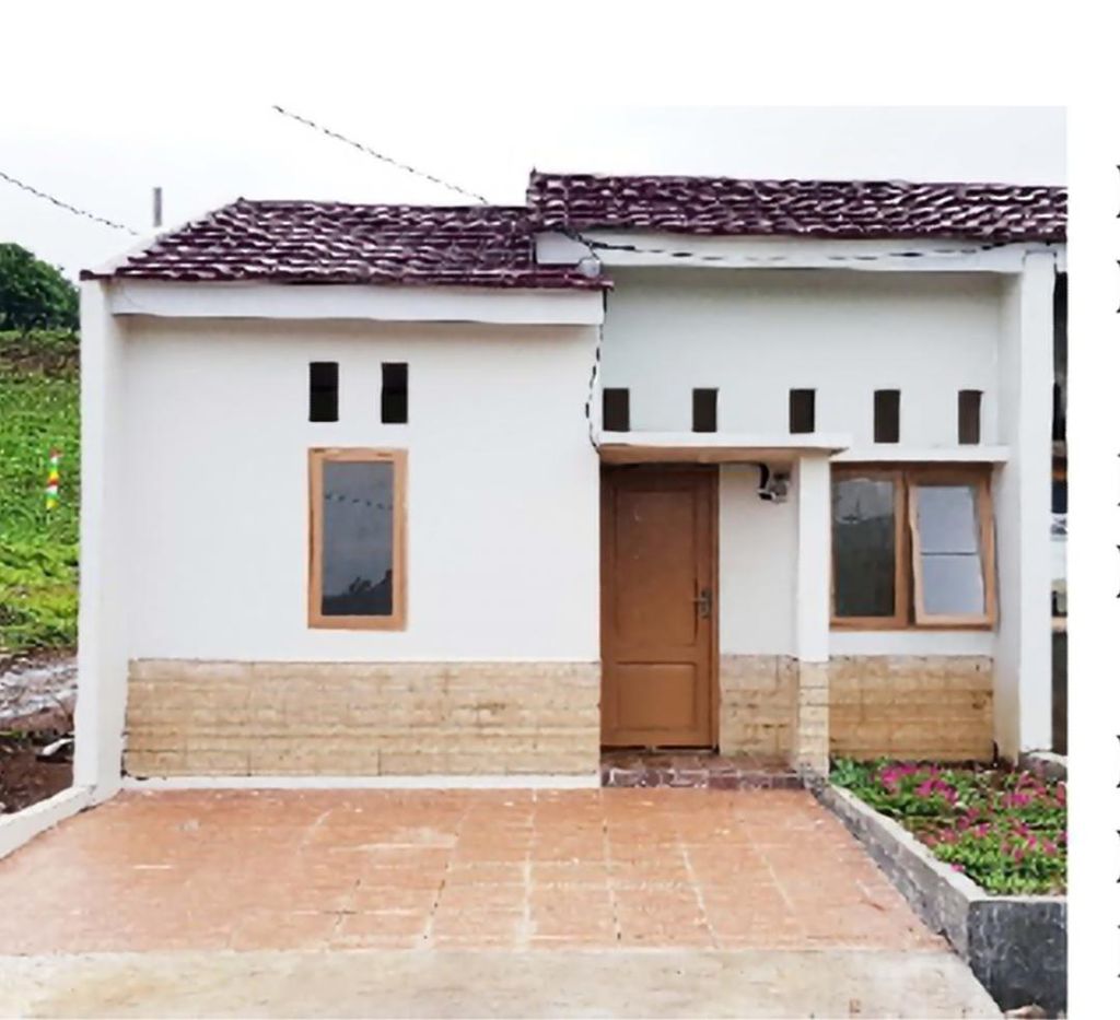 foto tampak rumah tipe 36/72 perumahan MAS PATTALLASSANG