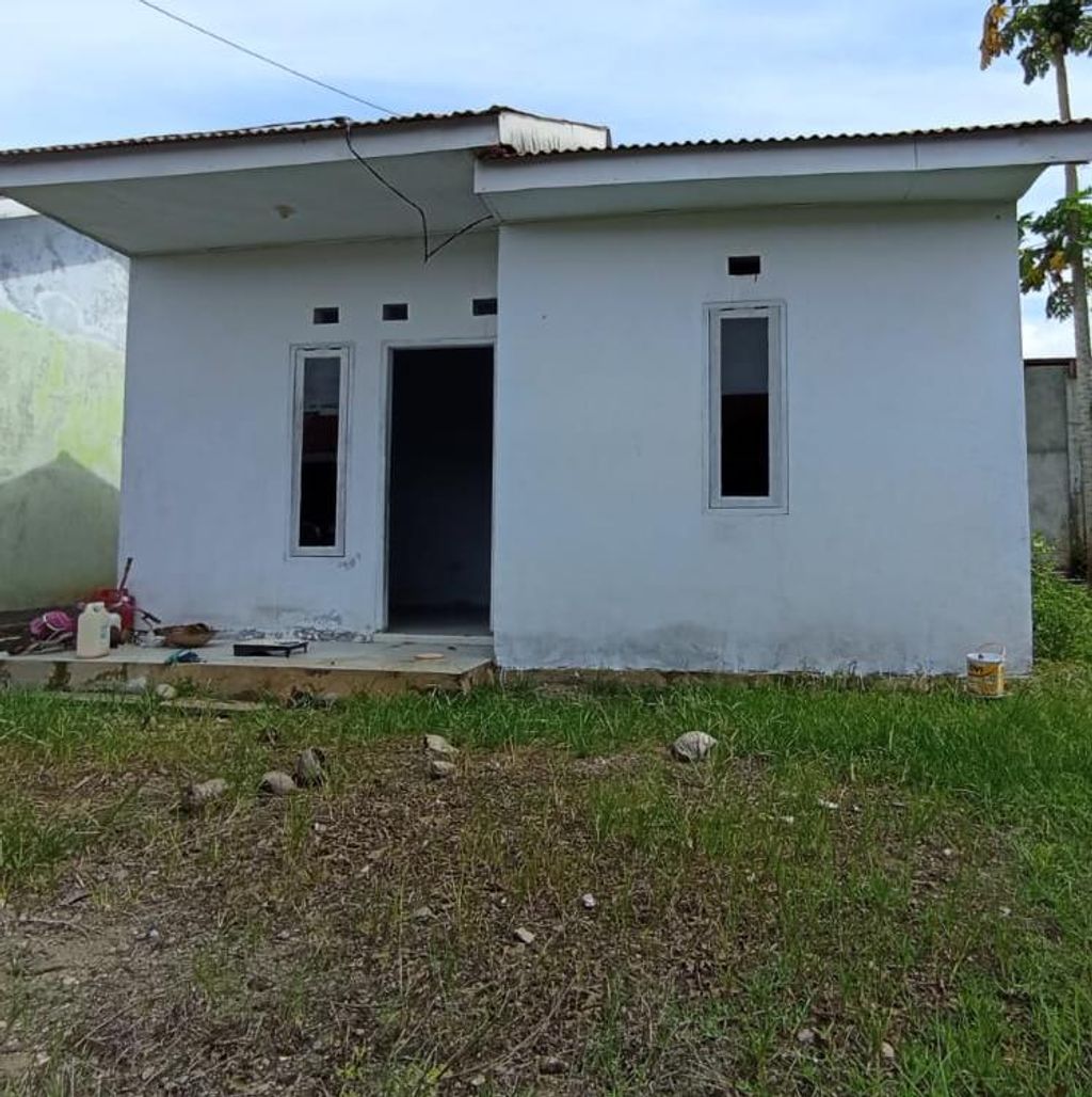 foto tampak rumah tipe 36 perumahan Bumi Permata WUNN III