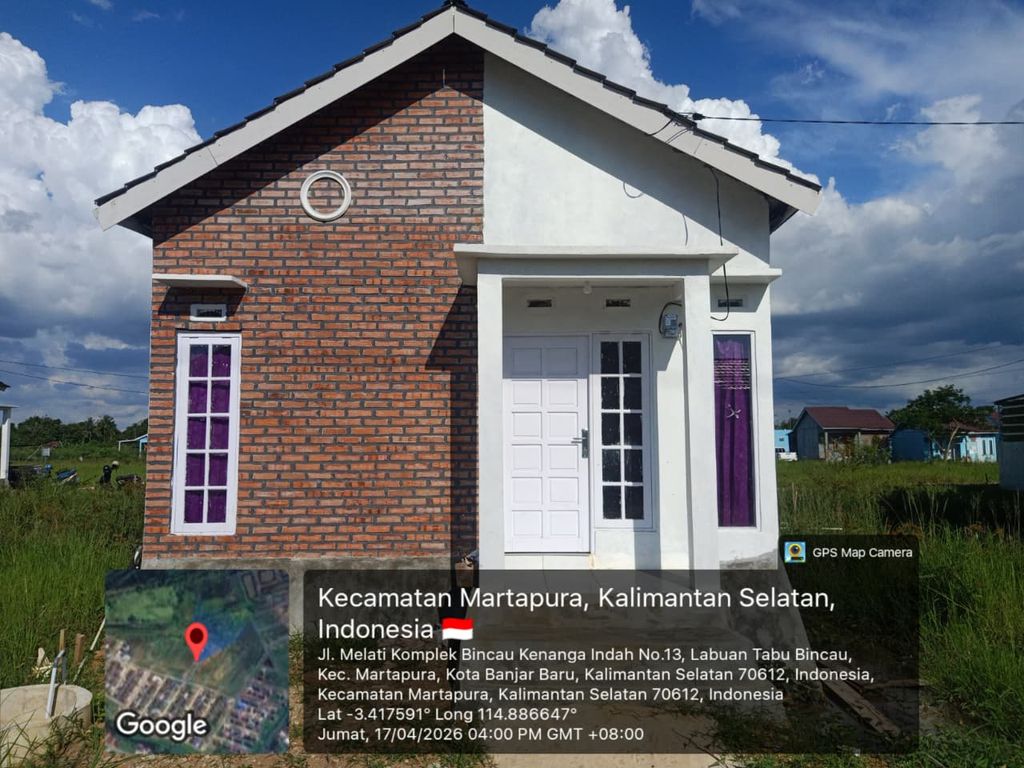 foto tampak rumah tipe 36 HARGA 2026 perumahan BINCAU KENANGA INDAH