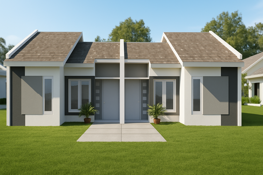 foto tampak rumah tipe 30/60 perumahan PERUMAHAN ALAM ASRI