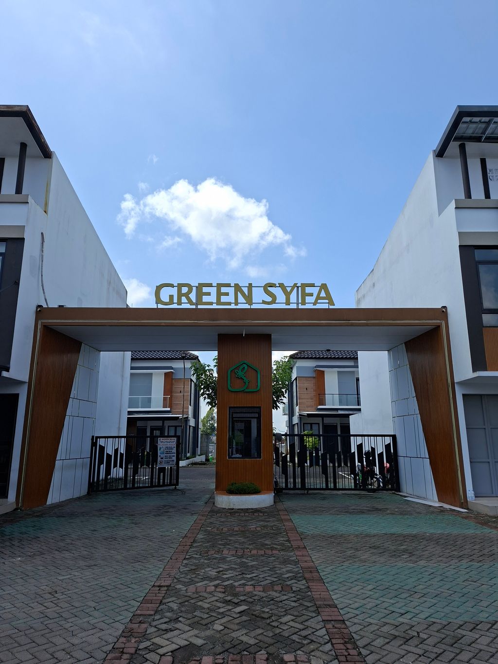 foto gerbang perumahan GREEN SYFA RESIDENCE TAHAP 2