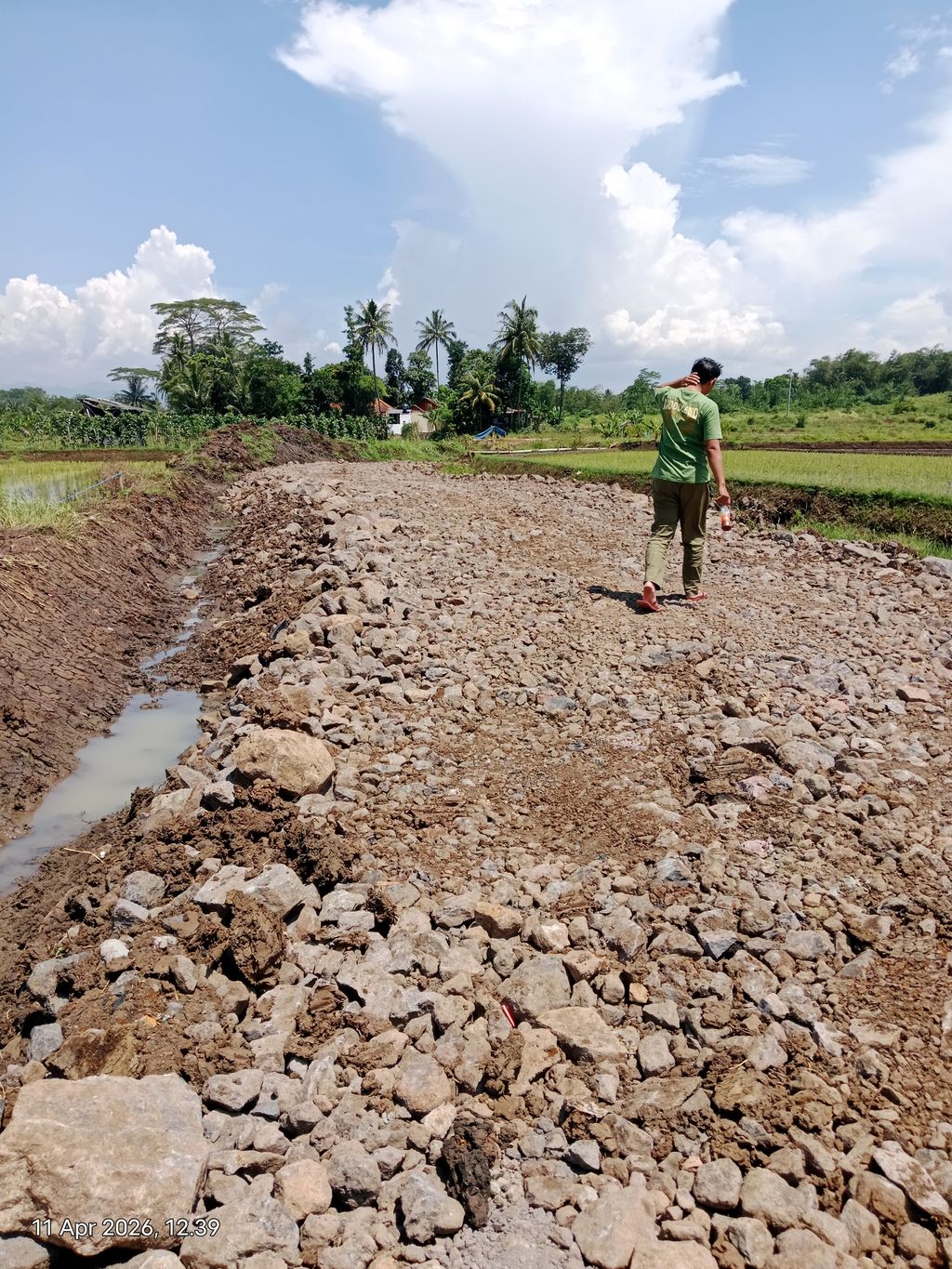 foto posisi tengah perumahan Tanjungsari Land
