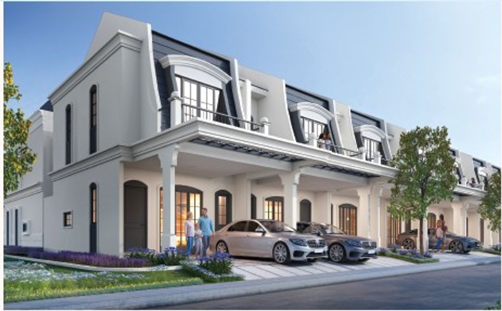 foto tampak rumah tipe VERSAILLES BLOK B perumahan CITRA HOMES HALIM JAKARTA