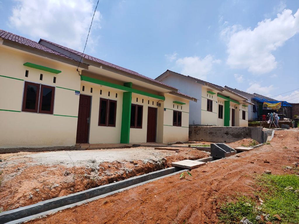 foto tampak rumah tipe Rumah Tempat Tinggal (RTT) 36 perumahan TAMORA INDAH PRIMA