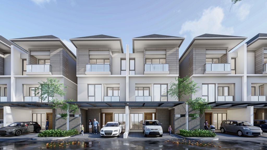 foto tampak rumah tipe STAR-7X16 perumahan Tierra Soho Avenue dan Tierra Residence
