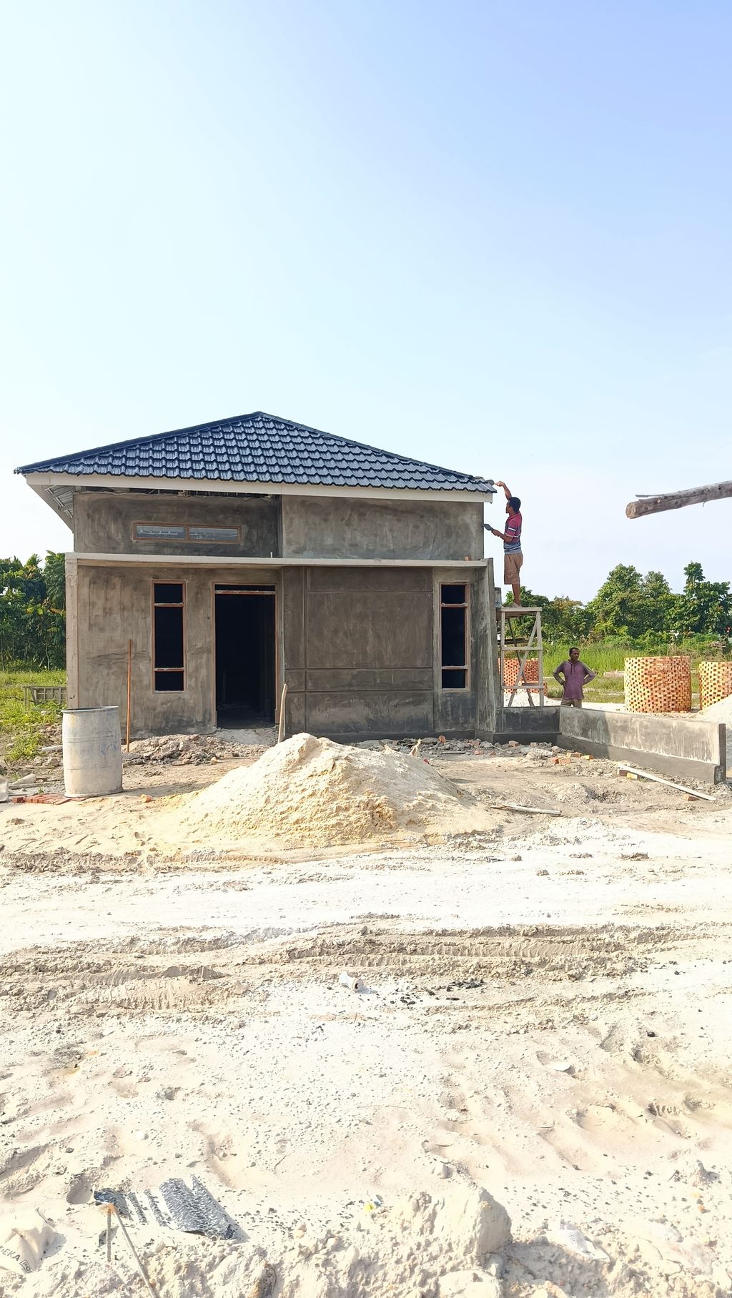 foto tampak rumah tipe 36 perumahan PESONA FATHYYAH RIMBO PANJANG 3