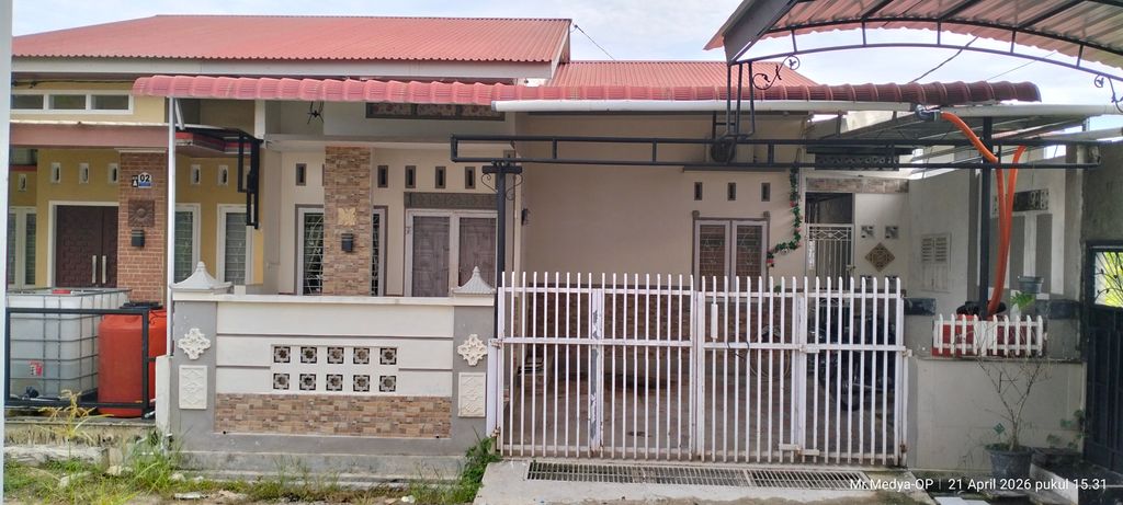 foto tampak rumah tipe 65 perumahan SEGAR ASRI II