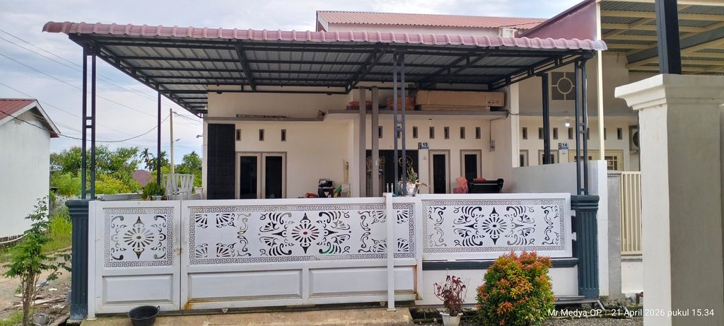 foto tampak rumah tipe 45 perumahan SEGAR ASRI II