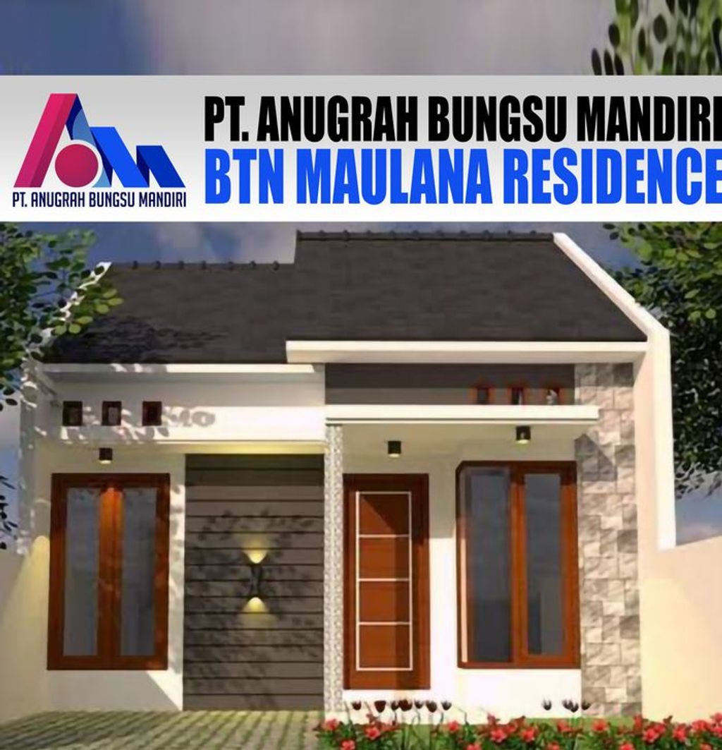 foto tampak rumah tipe 36 perumahan MAULANA RESIDENCE