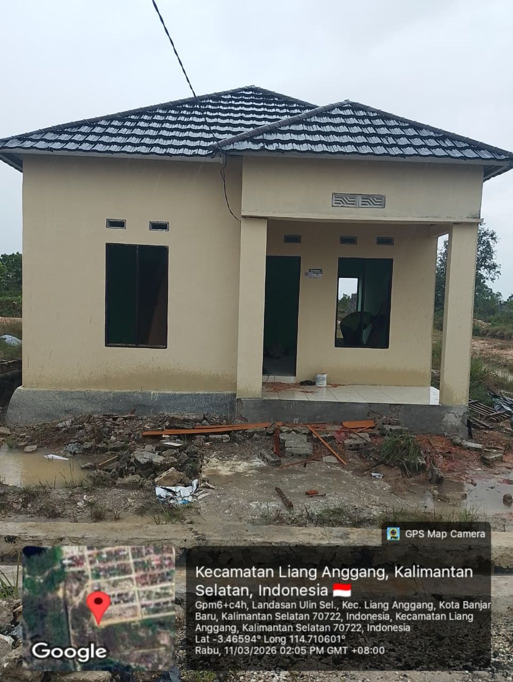 foto tampak rumah tipe 36 perumahan SINAR ALAM RANTAU PERMAI