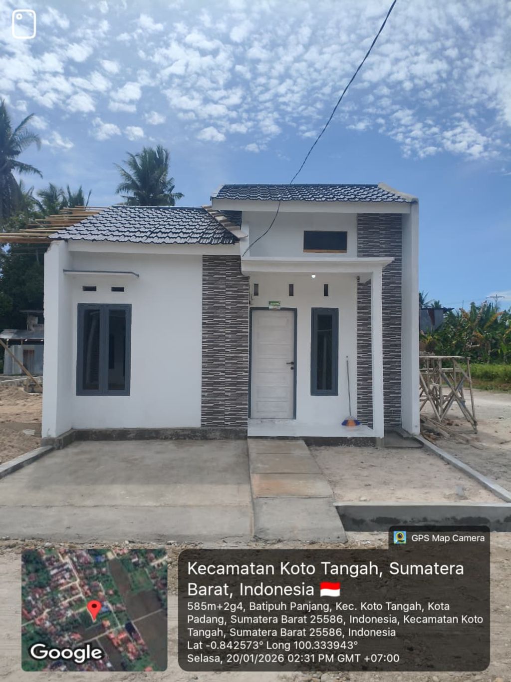 foto tampak rumah tipe 36 Tapak perumahan MUTIARA PERSADA RESIDENCE