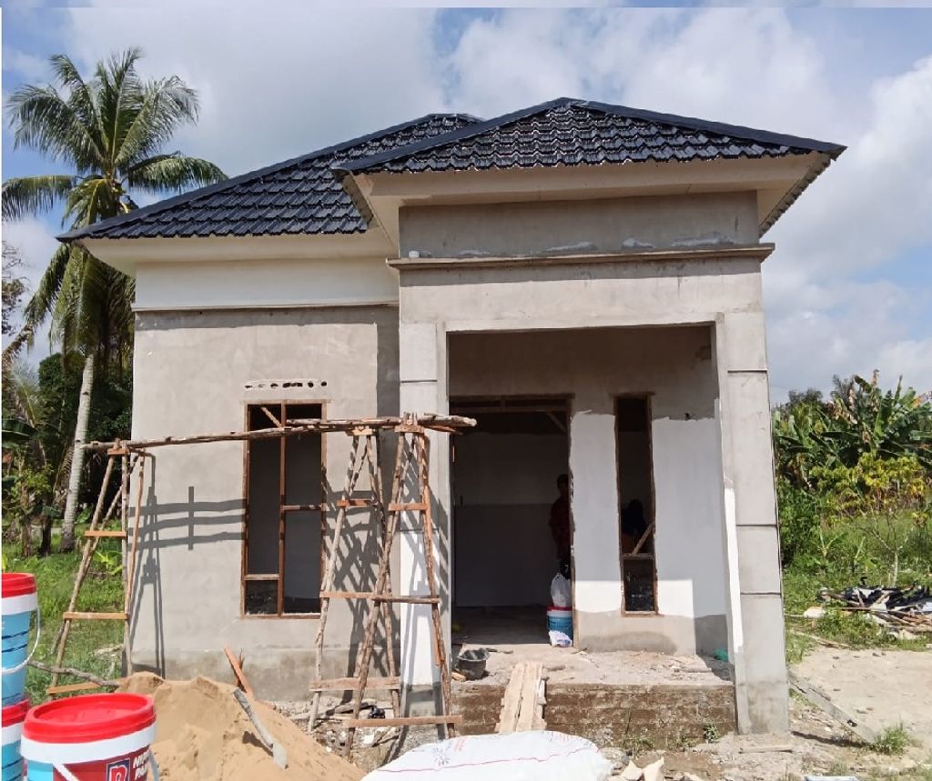 foto tampak rumah tipe RH PROPERTY RESIDENCE 6 perumahan RH PROPERTY RESIDENCE 6