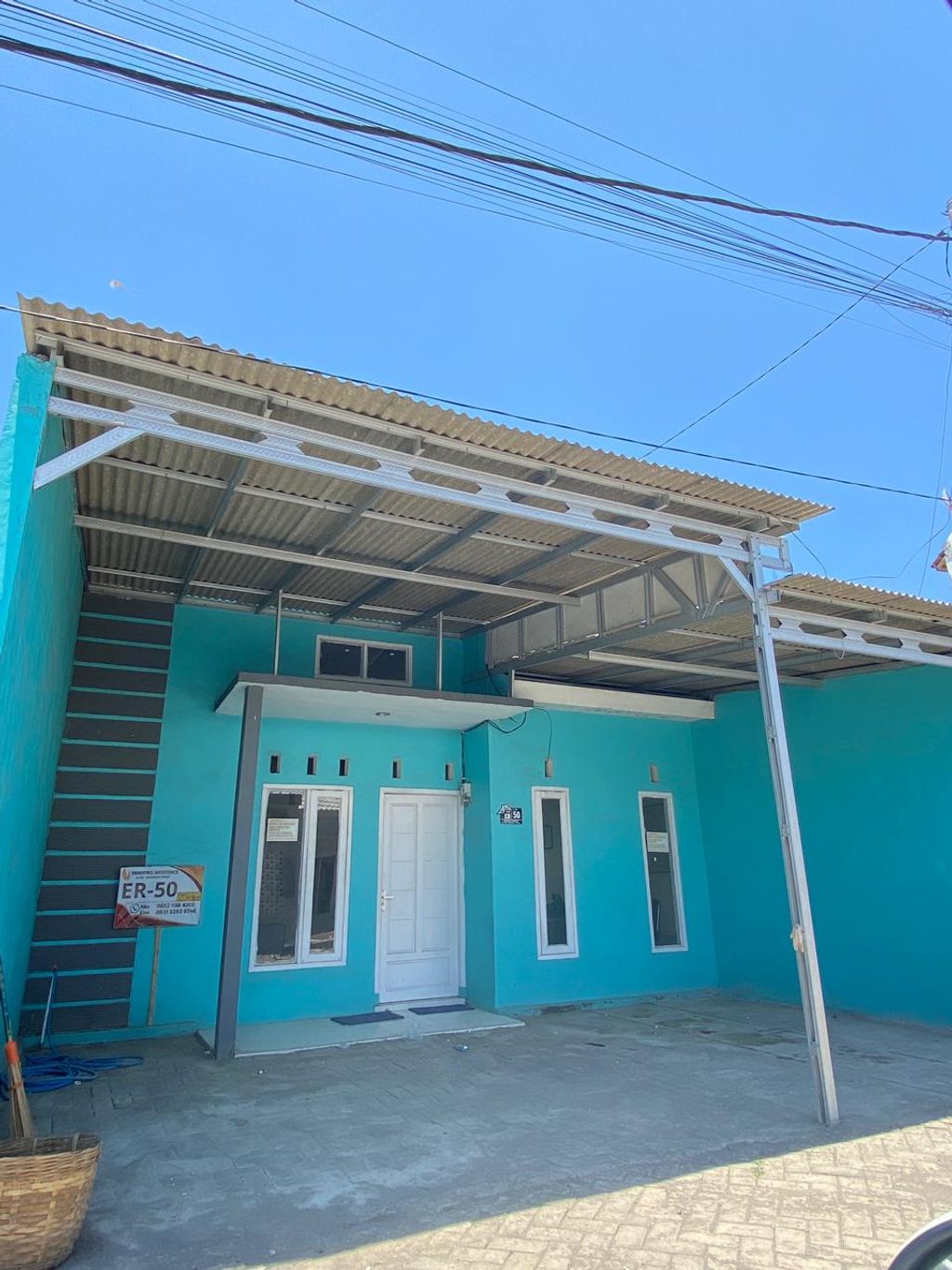 foto tampak rumah tipe 36 subsidi sakura perumahan EKSOTIKA RESIDENCE