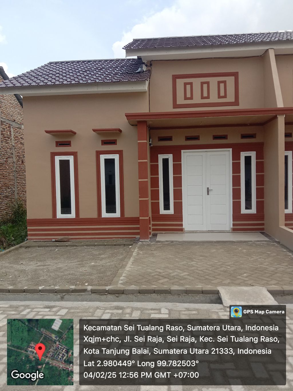foto tampak rumah tipe 36 perumahan SEI RAJA 3