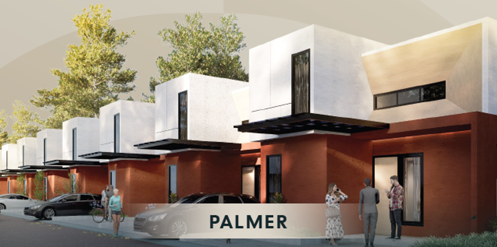 foto tampak rumah tipe PALMER 1 perumahan PERUMAHAN TIDAR HILLS