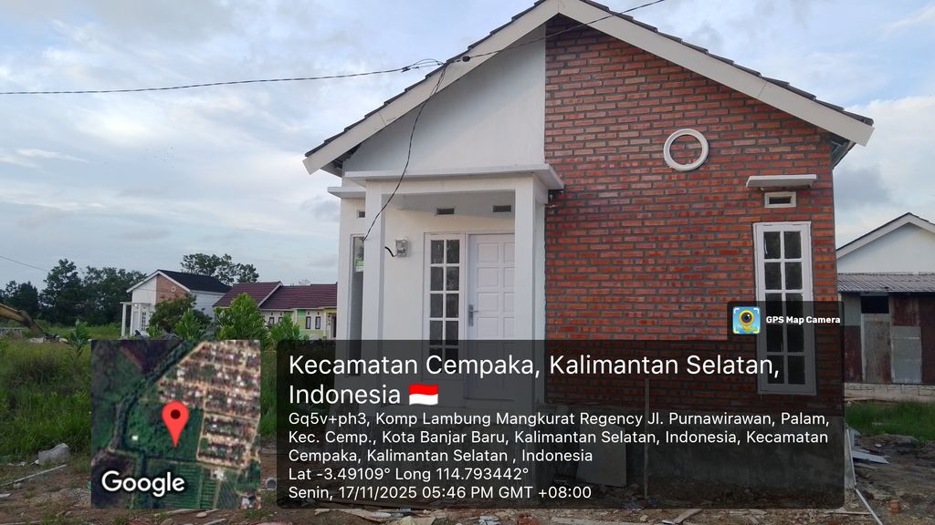 foto tampak rumah tipe 36 harga 2026 perumahan LAMBUNG MANGKURAT REGENCY TAHAP 4
