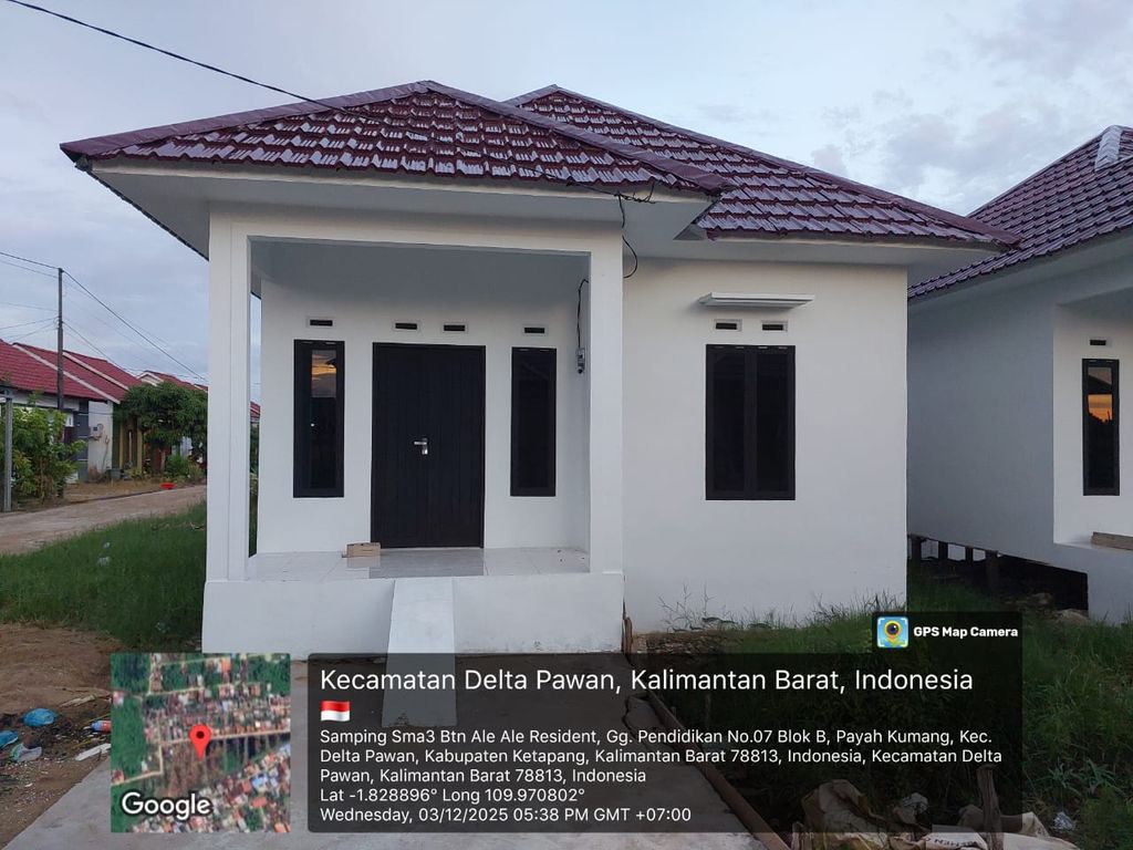 foto tampak rumah tipe 60 perumahan Salsabila Residence