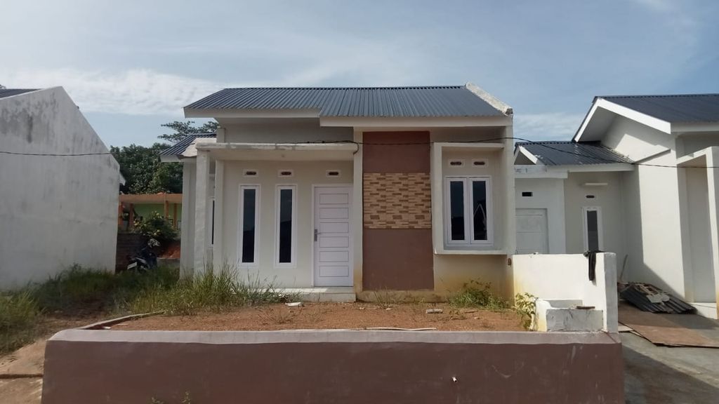 foto tampak rumah tipe rumah subsidi 2026 perumahan BUMI SUASANA DAMAI
