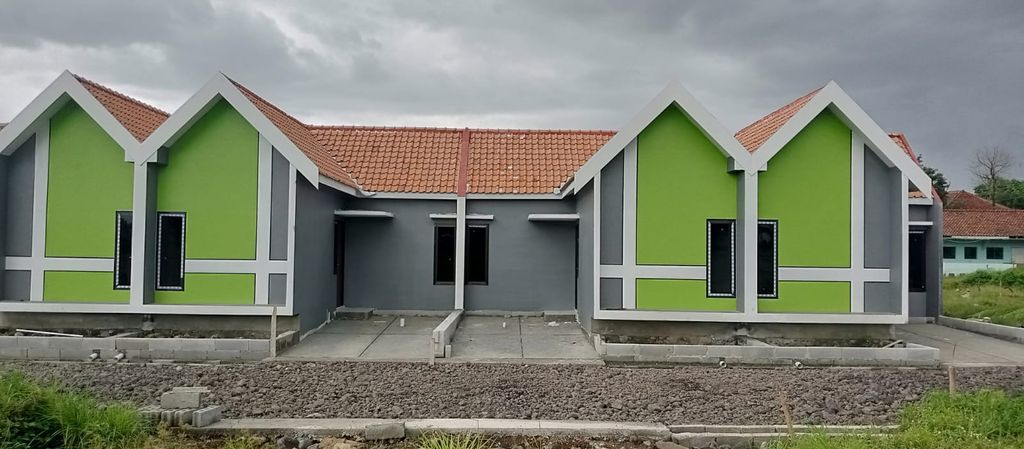 foto tampak rumah tipe 33 perumahan PUSAKA MULIA
