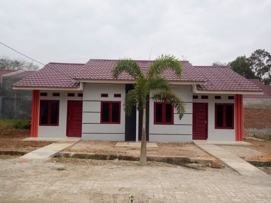 foto tampak rumah tipe 36/90 perumahan Perumahan Griya Bukit Asri