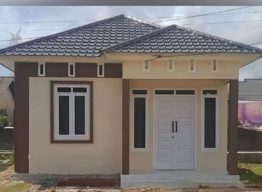 foto tampak rumah tipe 36 perumahan Griya Mahoni - Ranto Panyang Timur