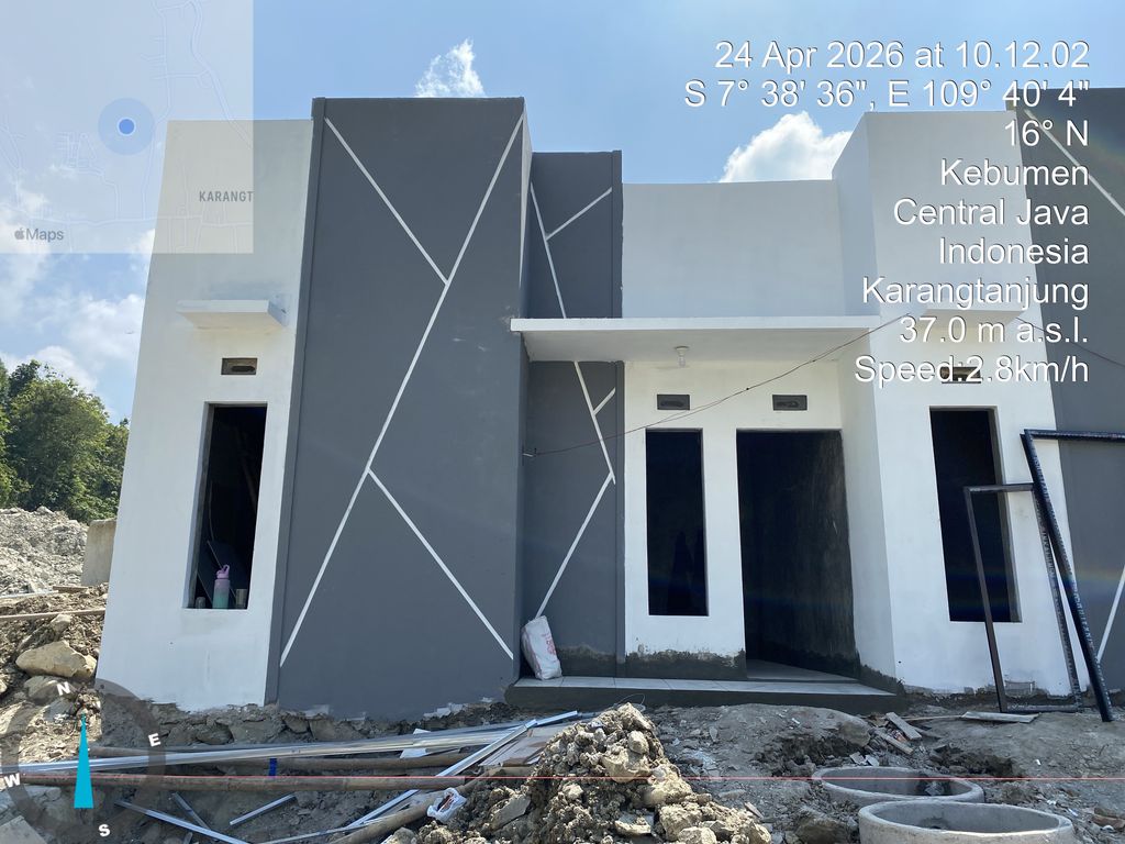foto contoh rumah perumahan Griya SBPR 02 Kebumen