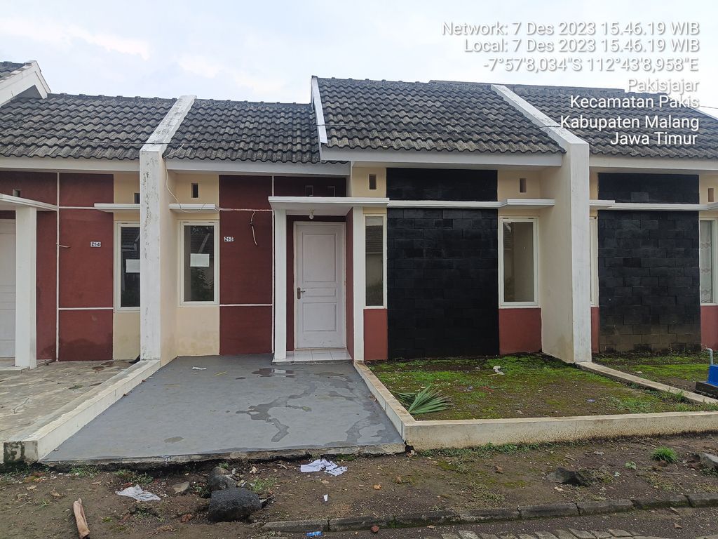 foto tampak rumah tipe GPA W perumahan GRAHA PERMATA RESIDENCE
