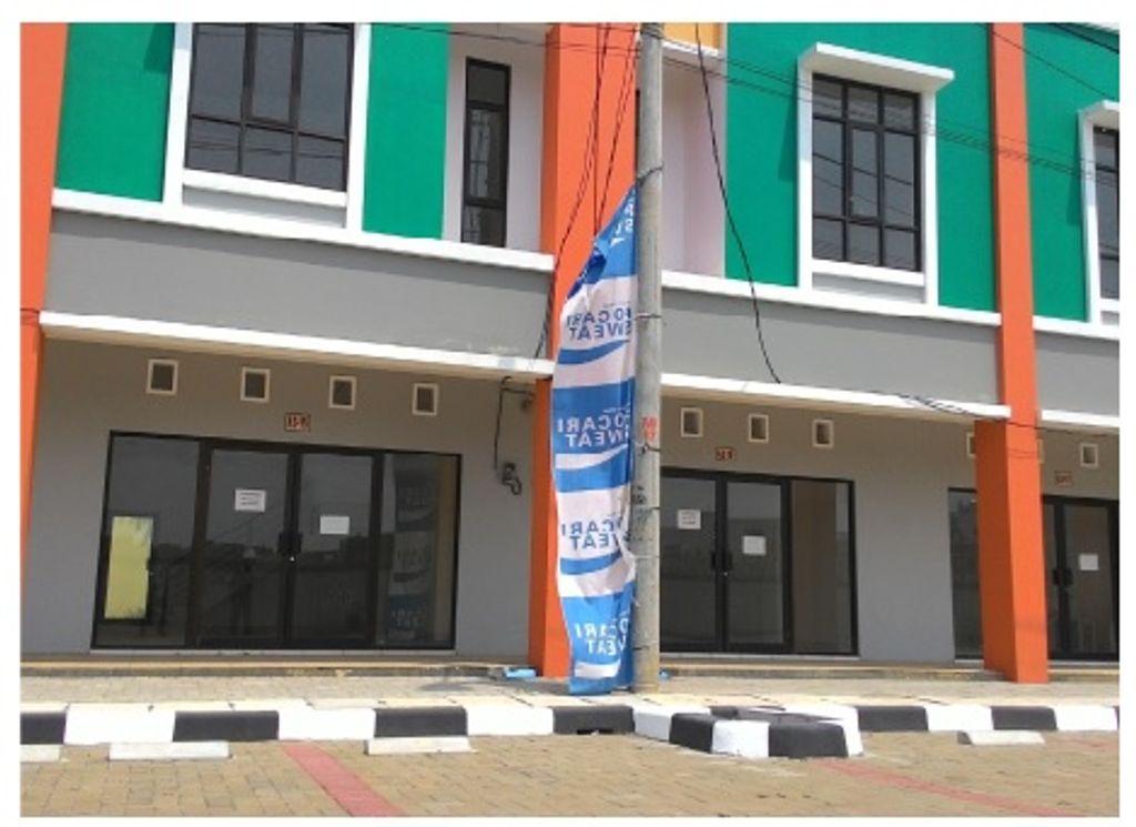 foto denah rumah tipe Blok A-2 perumahan Cilegon Green Megablock