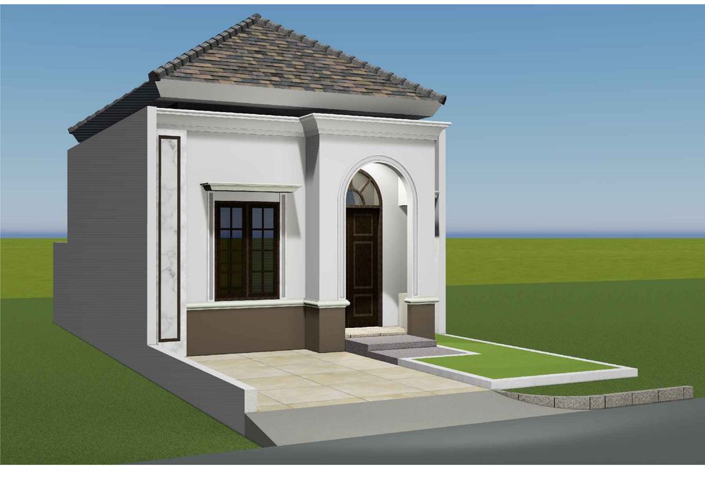 foto tampak rumah tipe 45 / 90 perumahan Bukit Sukamulya Regency