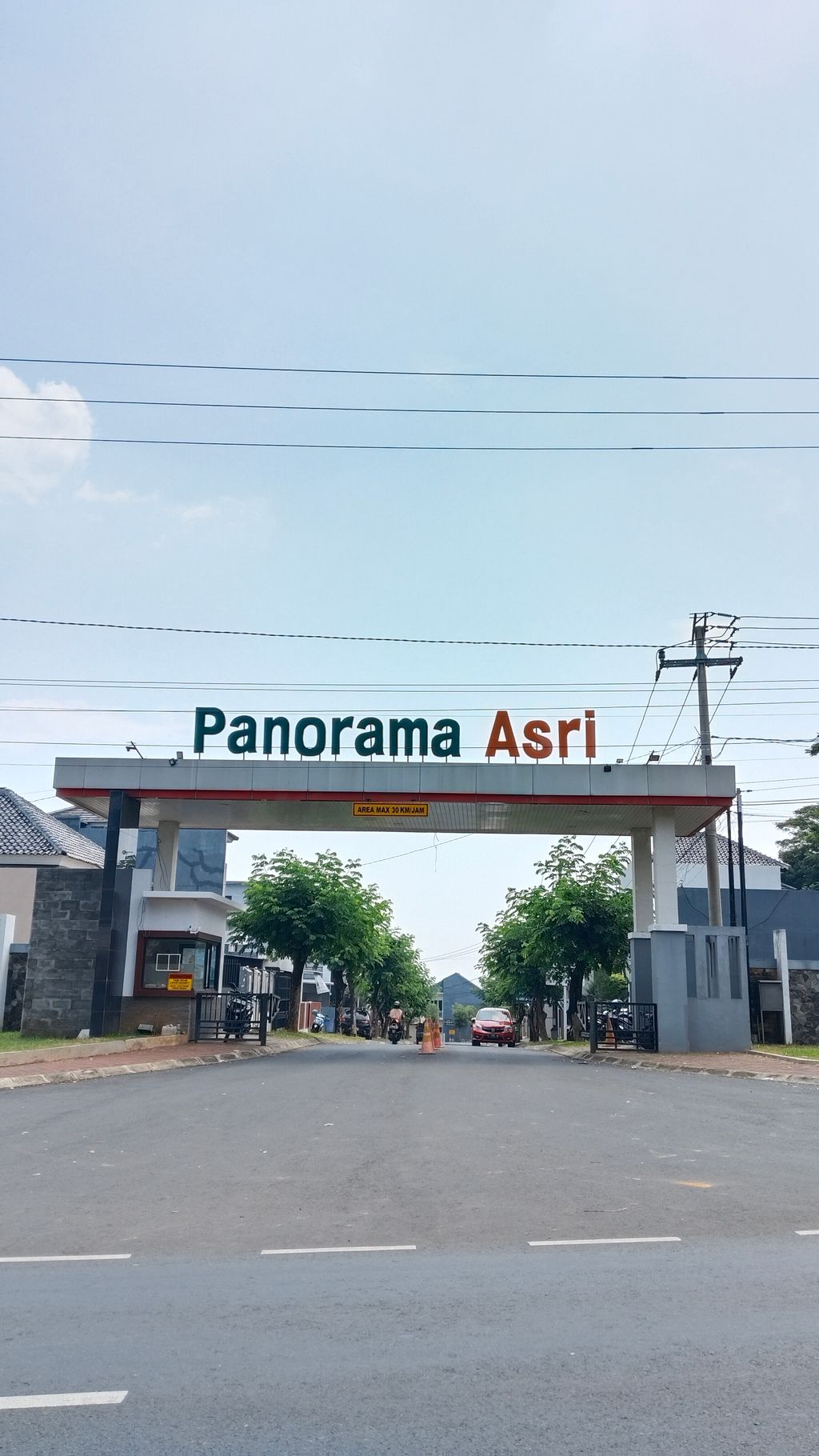 foto gerbang perumahan Panorama Asri Majalengka Tahap 3