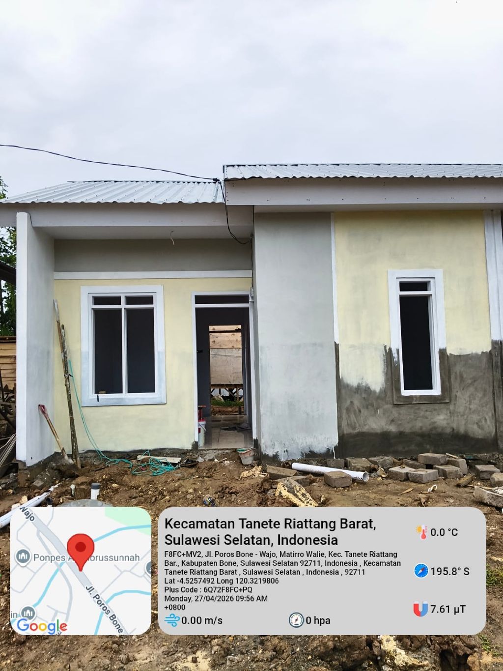 foto contoh rumah perumahan BUMI WALANNAE MAS