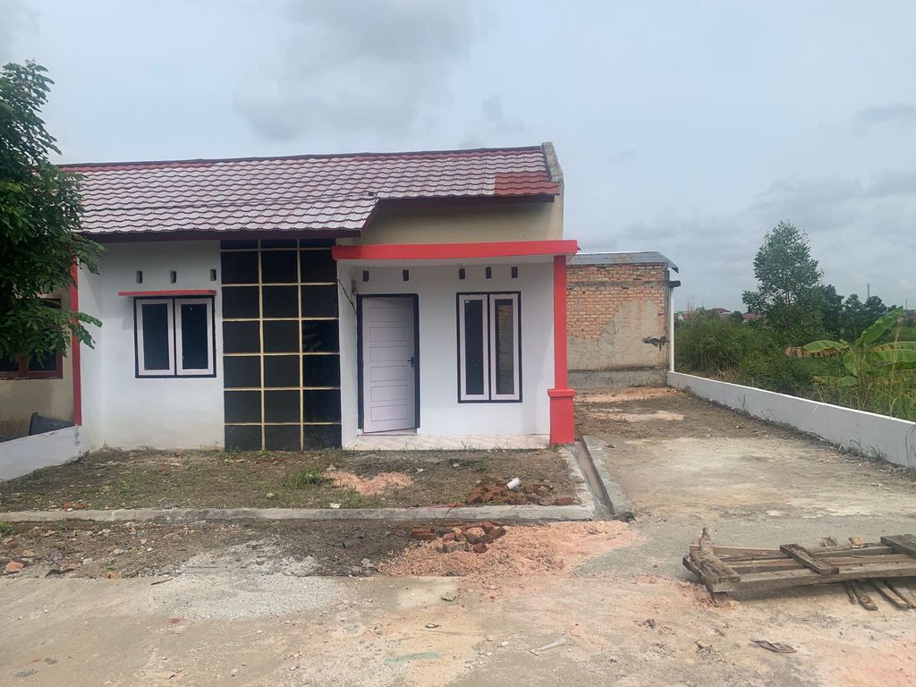 foto tampak rumah tipe 36 plus perumahan SETIA MULIA VIII