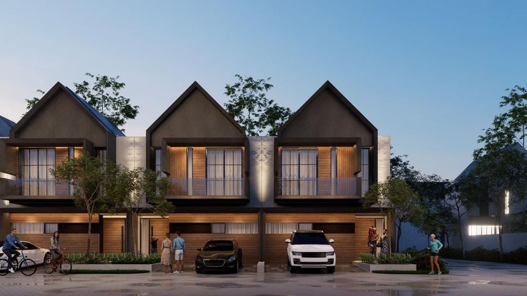 foto tampak rumah tipe 76 perumahan KAYANA ROYAL MANSION PAREPARE