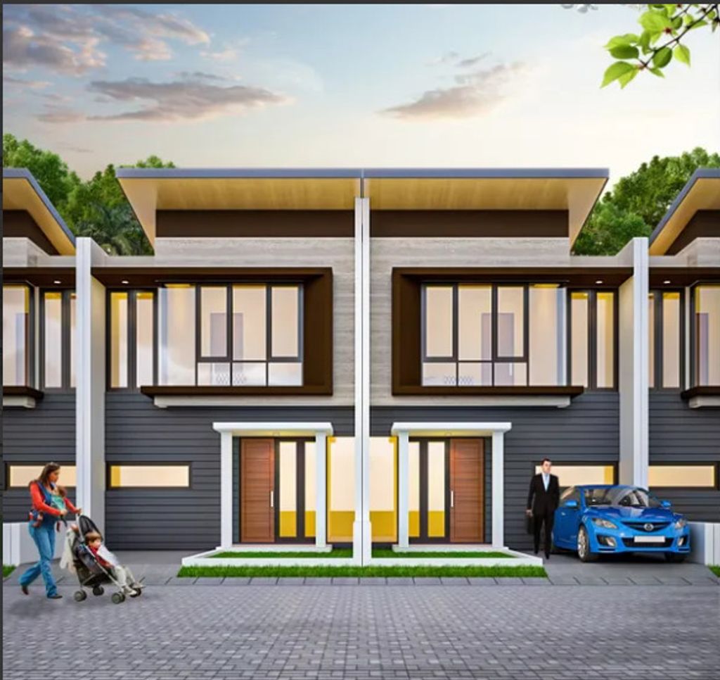 foto tampak rumah tipe 66/60 C (6x10) perumahan ALANA REGENCY WONOREJO