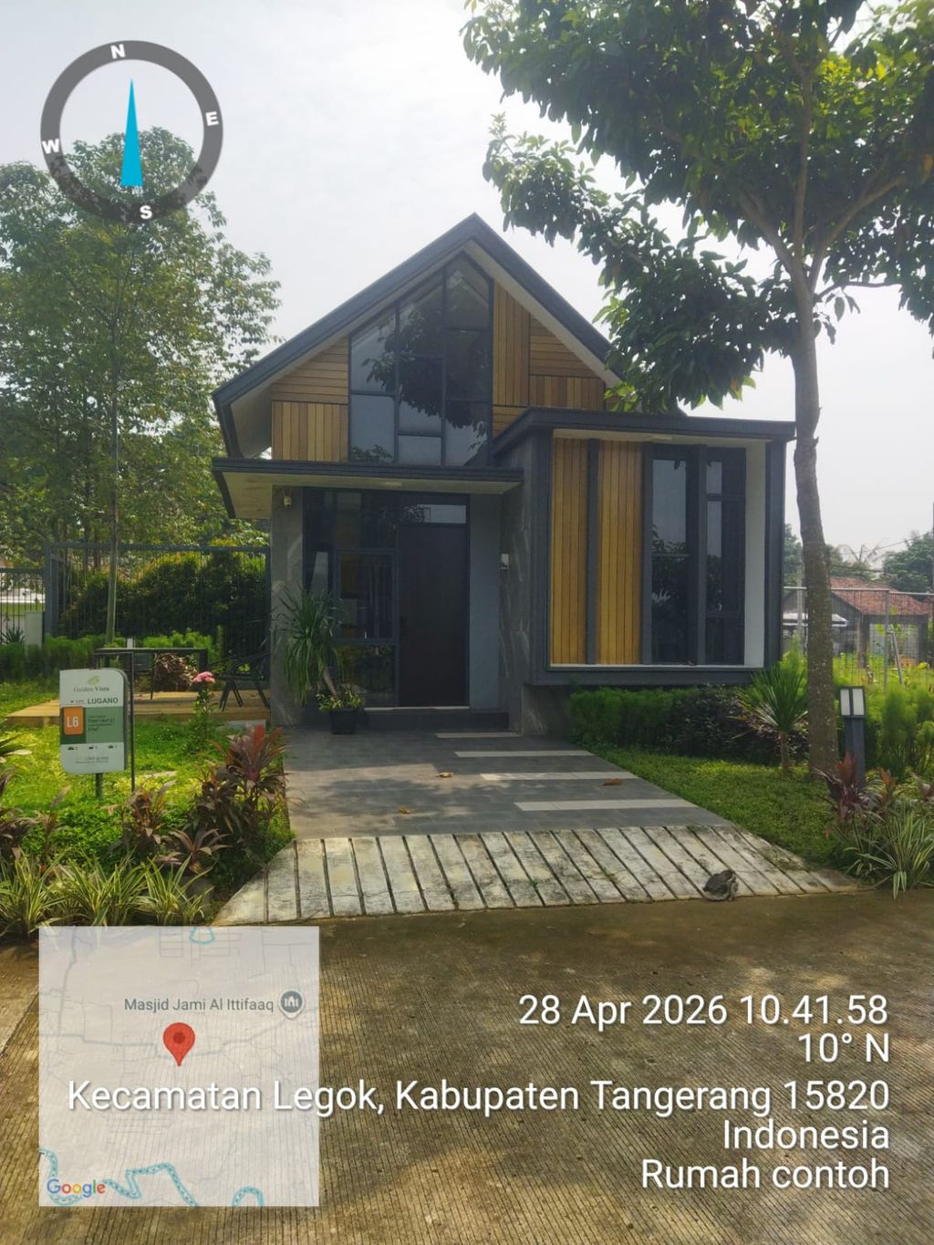 foto contoh rumah perumahan GOLDEN VISTA