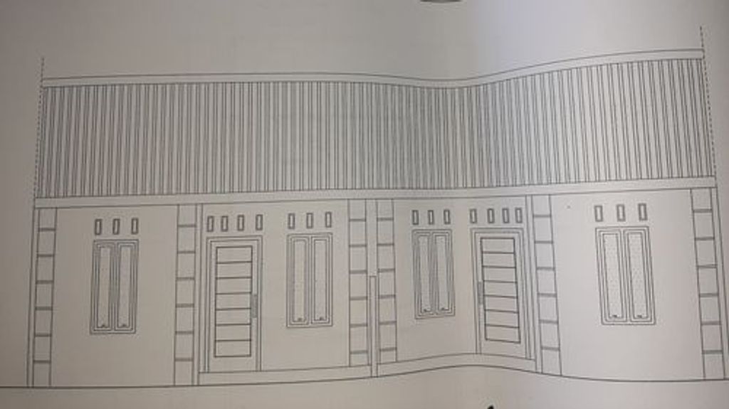 foto tampak rumah tipe SUBSIDI 36 perumahan BUKIT MERPATI PUTIH TAHAP II