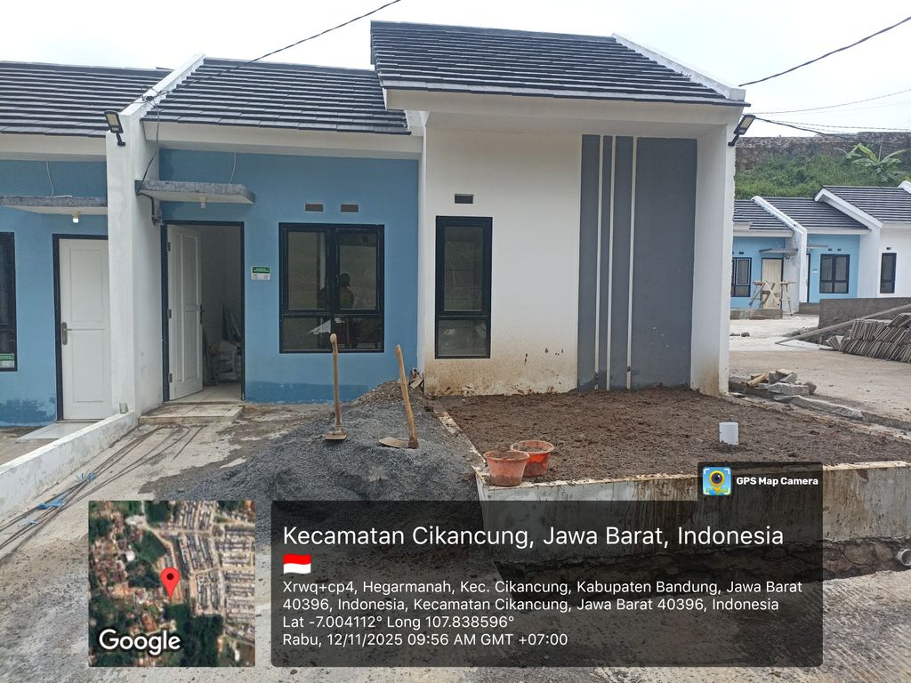 foto tampak rumah tipe 30-166 perumahan Griya Hegarmanah Endah 2