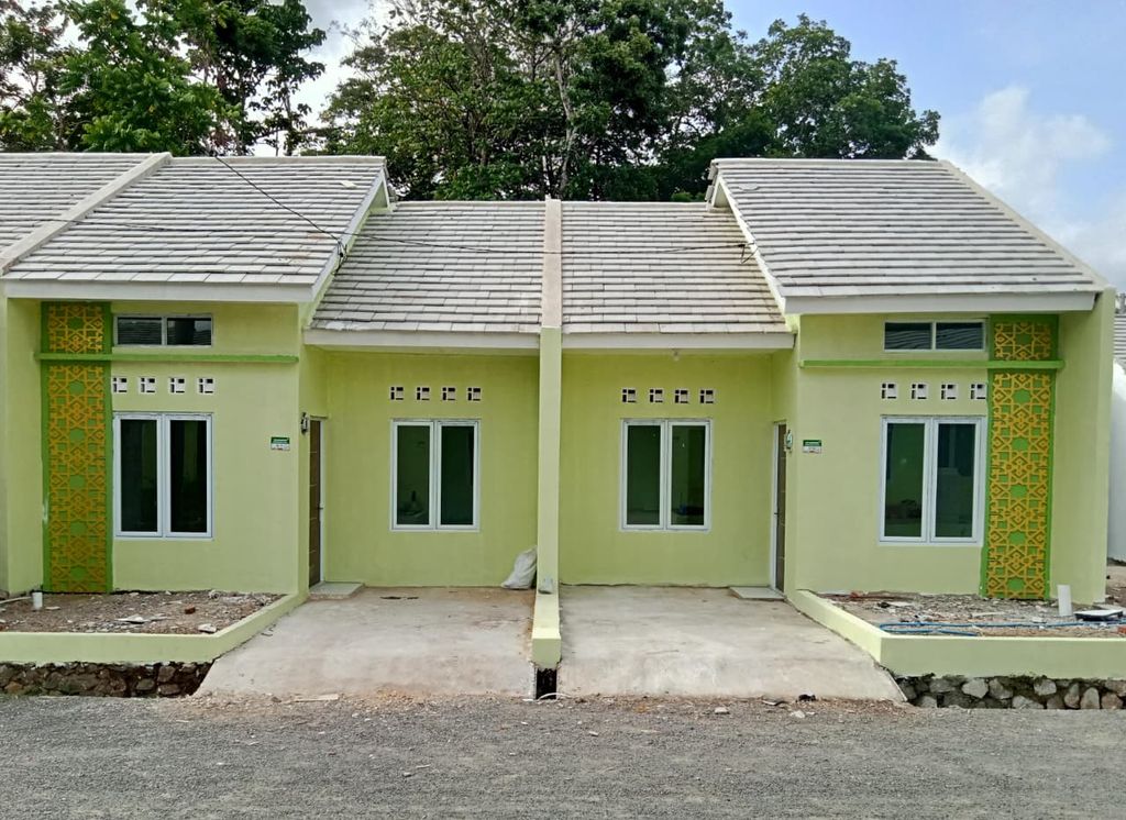 foto tampak rumah tipe 36/72 perumahan Ardenia residence