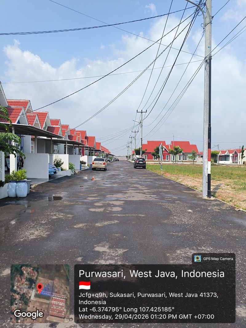 foto posisi tengah perumahan Perumahan Amerta Tegalsari