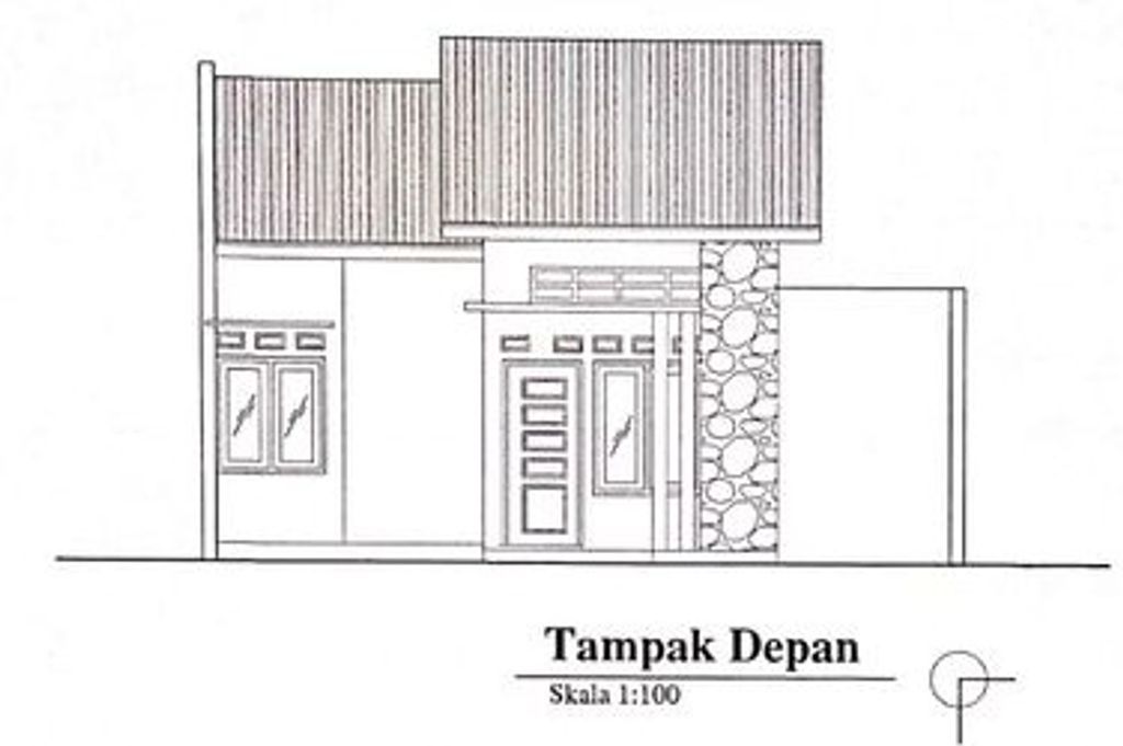 foto tampak rumah tipe 36/111 perumahan GRIYA MAWADDAH I